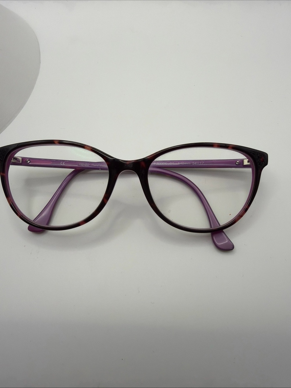 Rare Authentic Kenzo KZ 2206 C04 Violet Tortoise 54[]15-140 Glasses Frames only